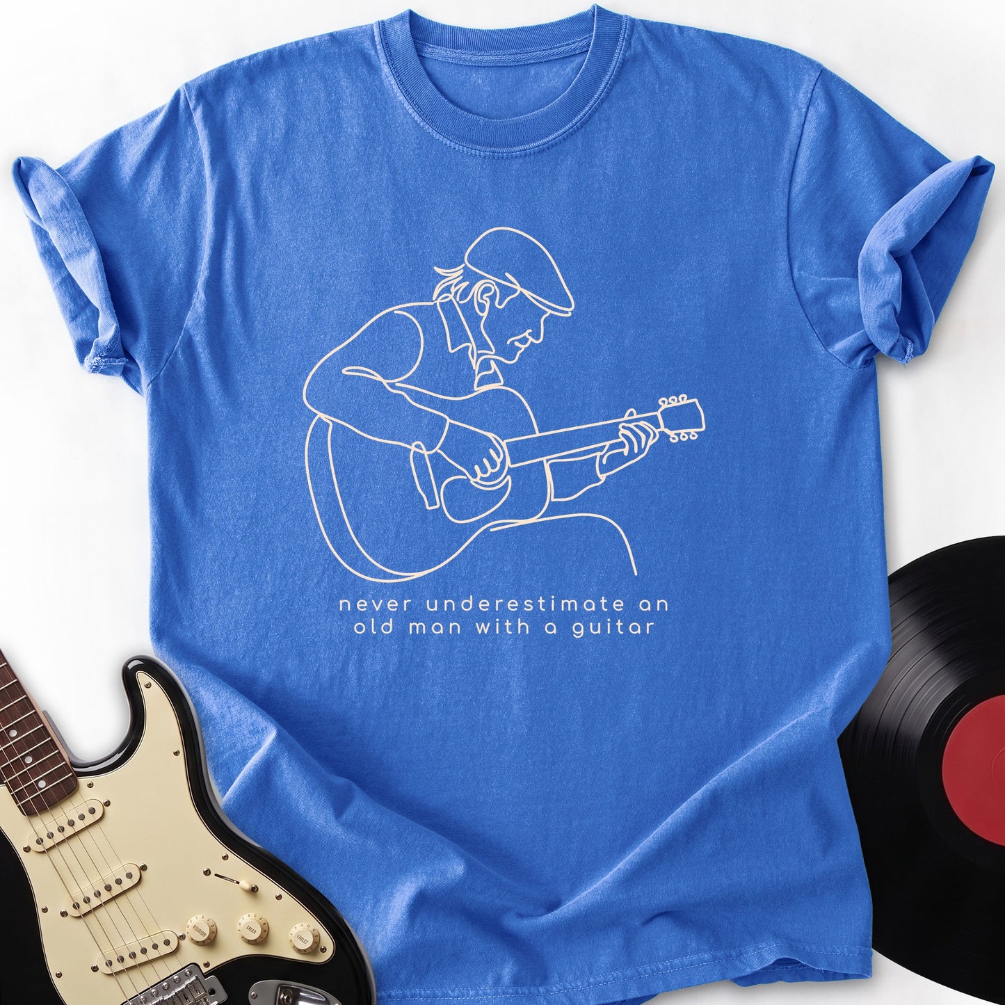 Old Man Guitar T-Shirt