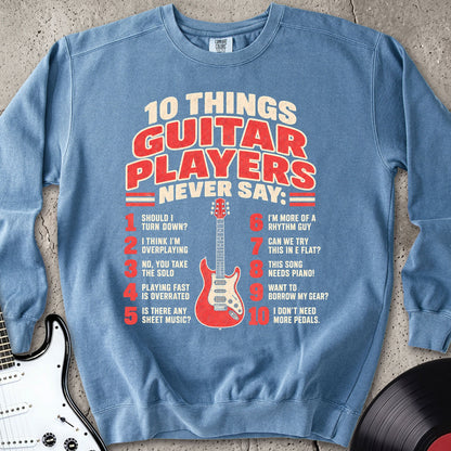 10 Things Funny Sweatshirt
