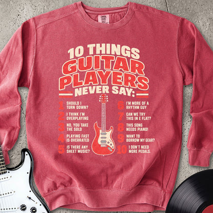 10 Things Funny Sweatshirt
