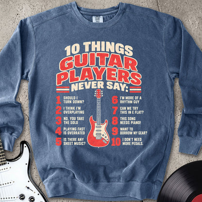 10 Things Funny Sweatshirt