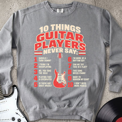 10 Things Funny Sweatshirt
