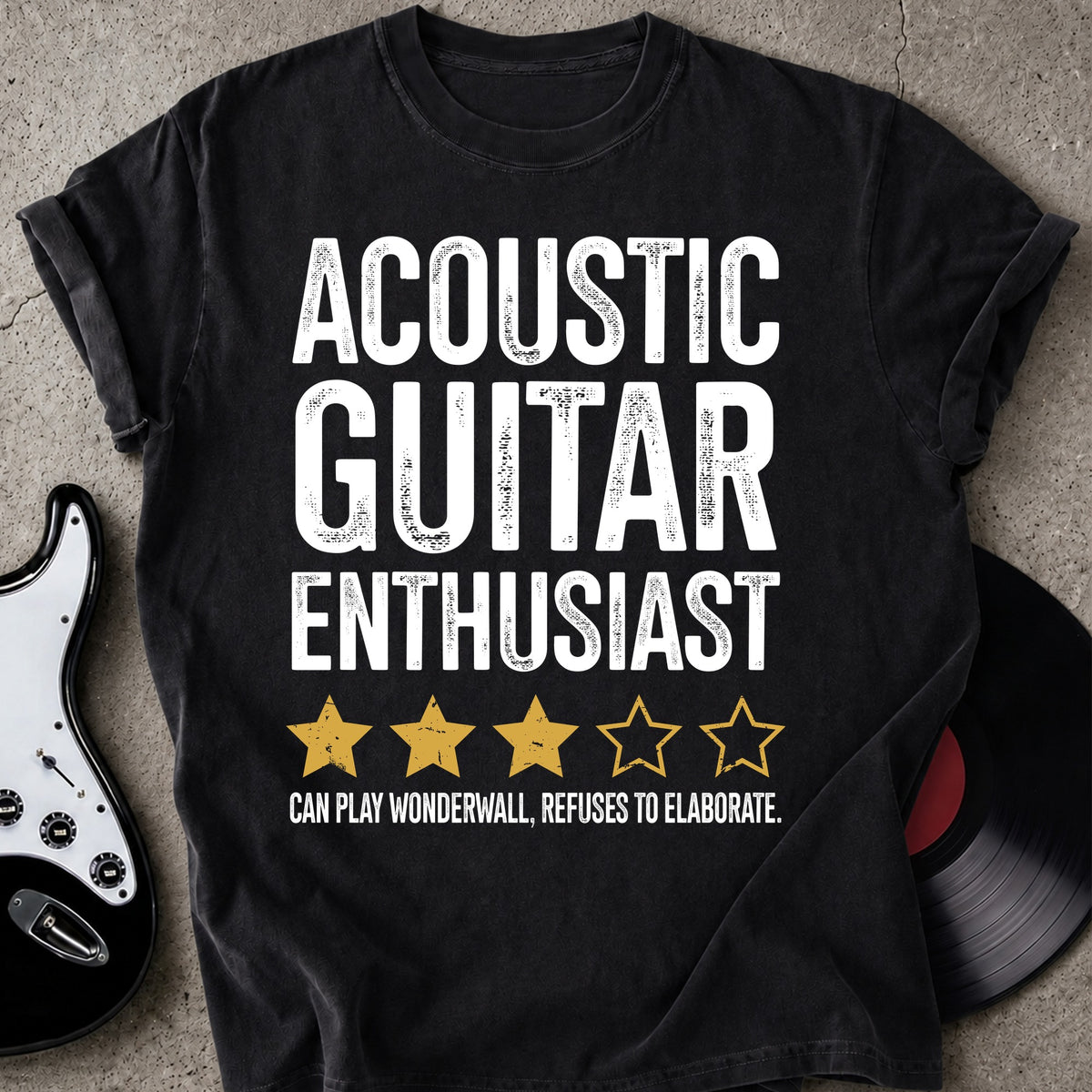 Acoustic Guitar Enthusiast T-shirt