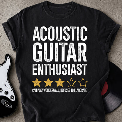 Acoustic Guitar Enthusiast T-shirt