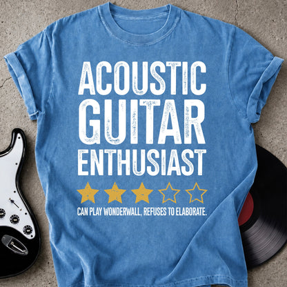 Acoustic Guitar Enthusiast T-shirt