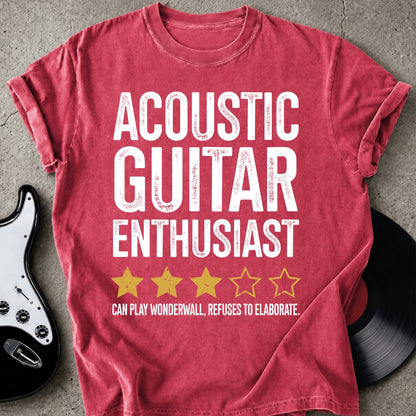 Acoustic Guitar Enthusiast T-shirt