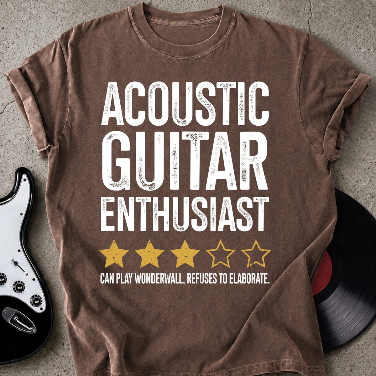 Acoustic Guitar Enthusiast T-shirt
