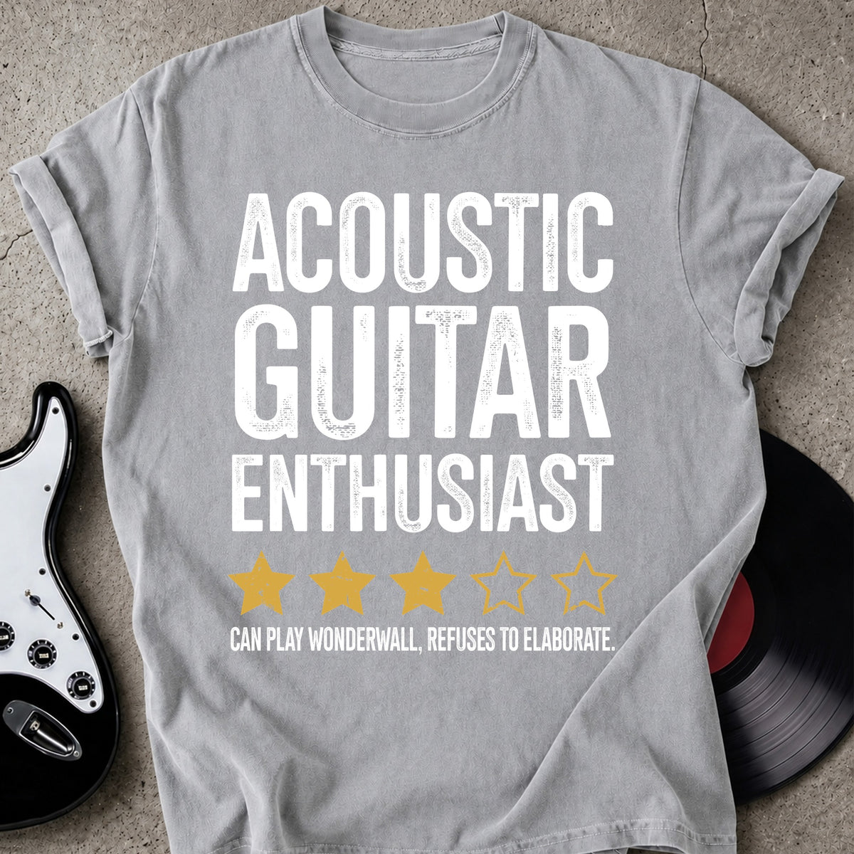 Acoustic Guitar Enthusiast T-shirt