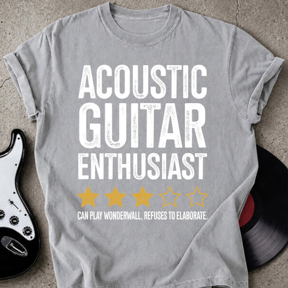 Acoustic Guitar Enthusiast T-shirt