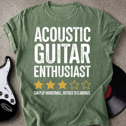 Acoustic Guitar Enthusiast T-shirt