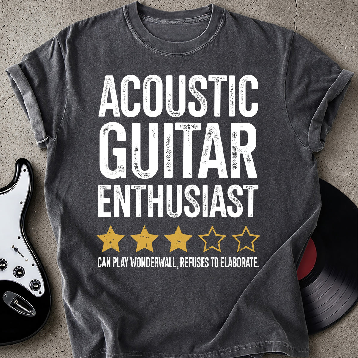 Acoustic Guitar Enthusiast T-shirt