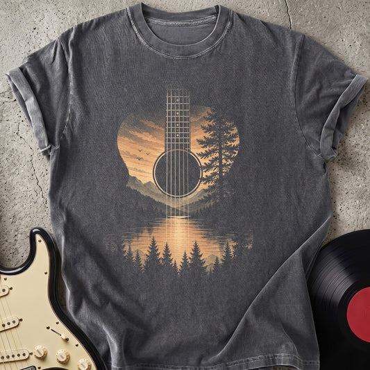 Amber Lake Guitar T-shirt