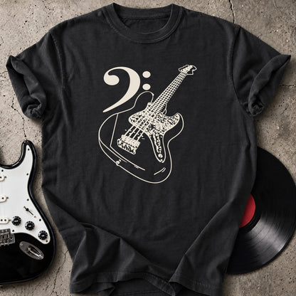Bass Clef Lines T-Shirt