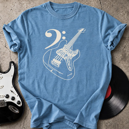 Bass Clef Lines T-Shirt