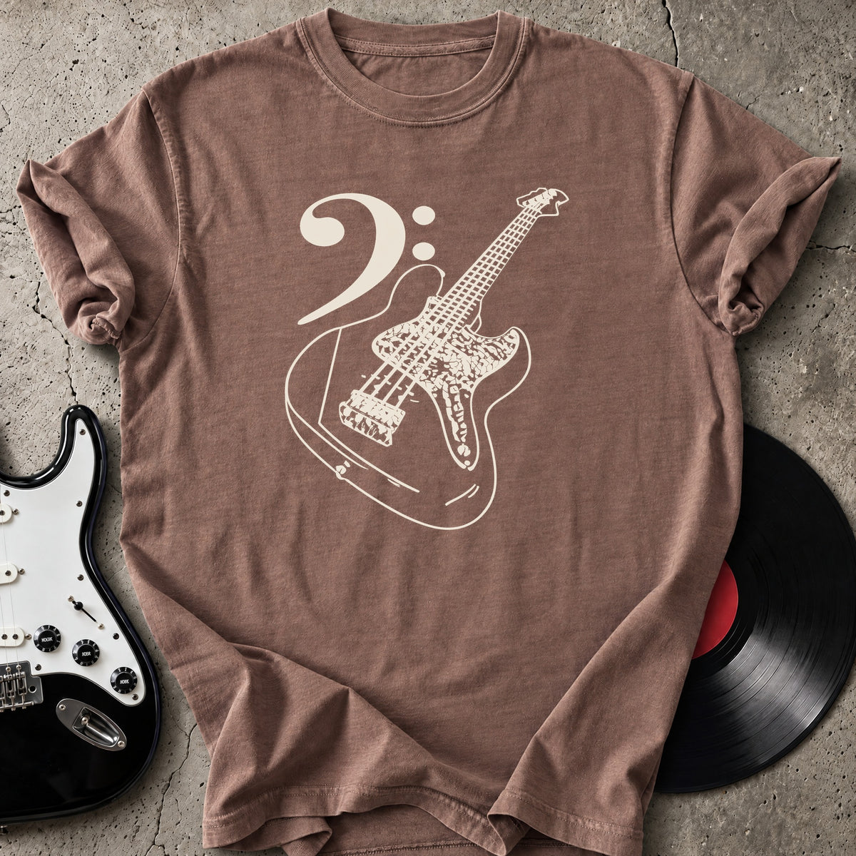 Bass Clef Lines T-Shirt
