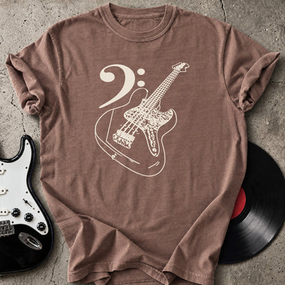Bass Clef Lines T-Shirt