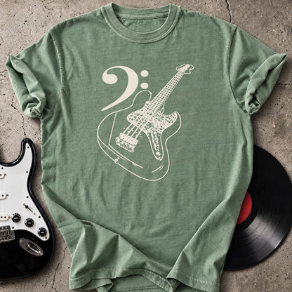 Bass Clef Lines T-Shirt