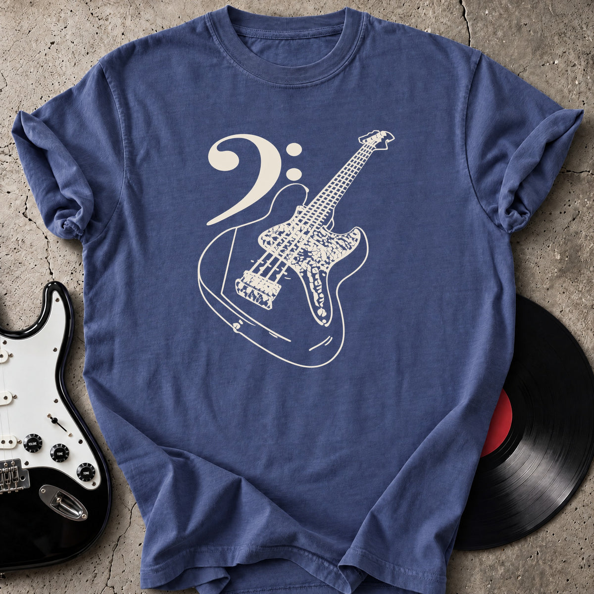 Bass Clef Lines T-Shirt