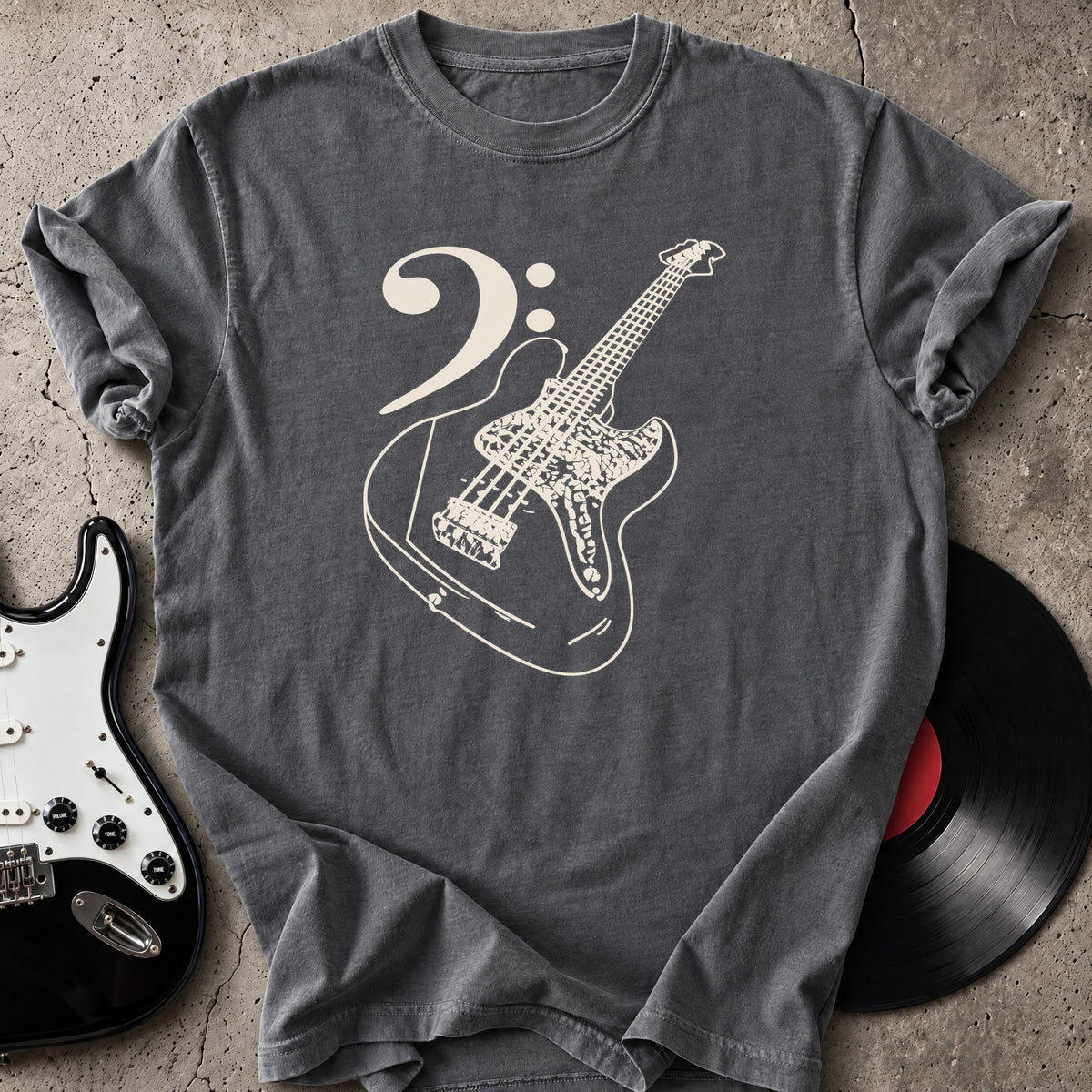 Bass Clef Lines T-Shirt