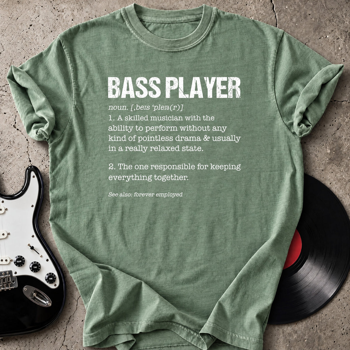 Bass Player Definition T-Shirt