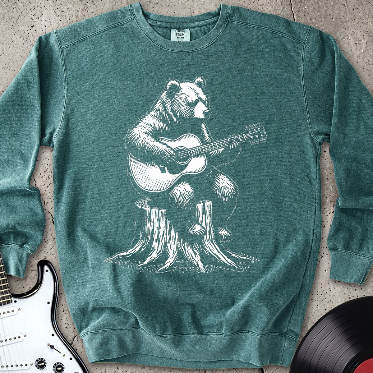 Bear Guitarist Sweatshirt
