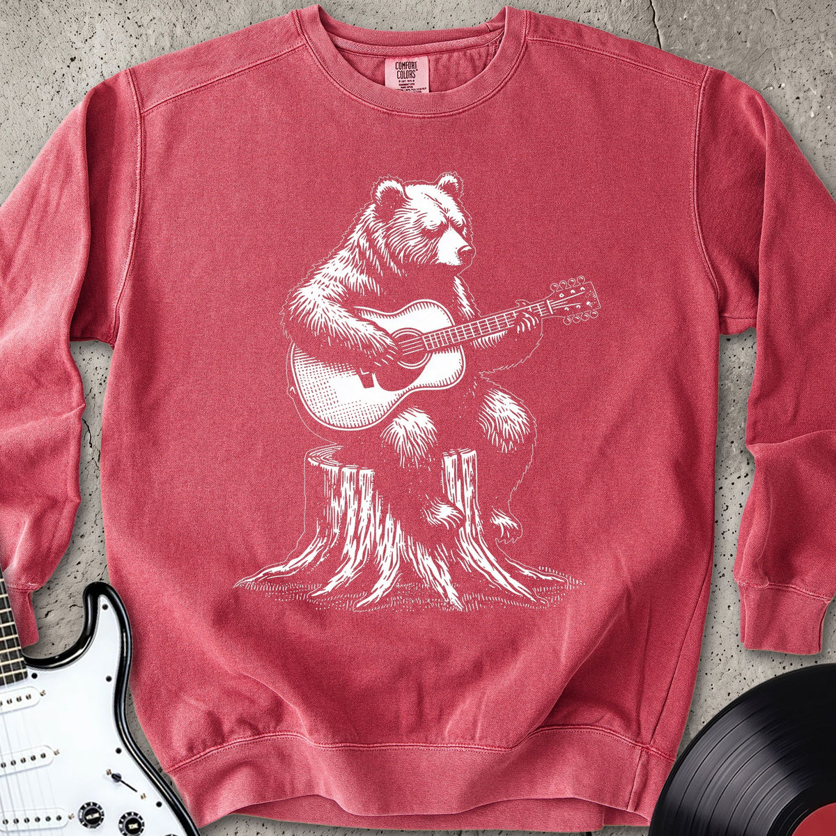 Bear Guitarist Sweatshirt