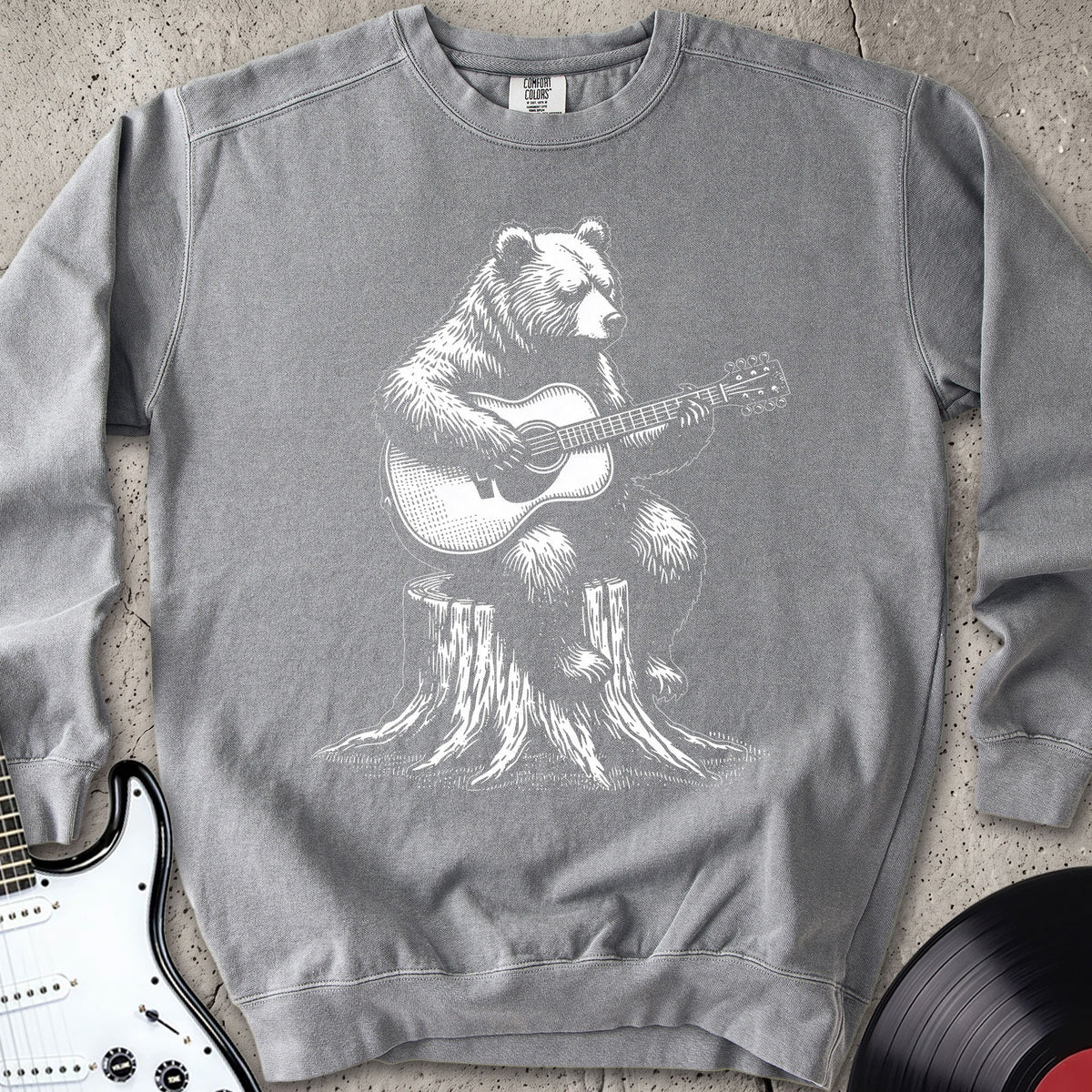 Bear Guitarist Sweatshirt