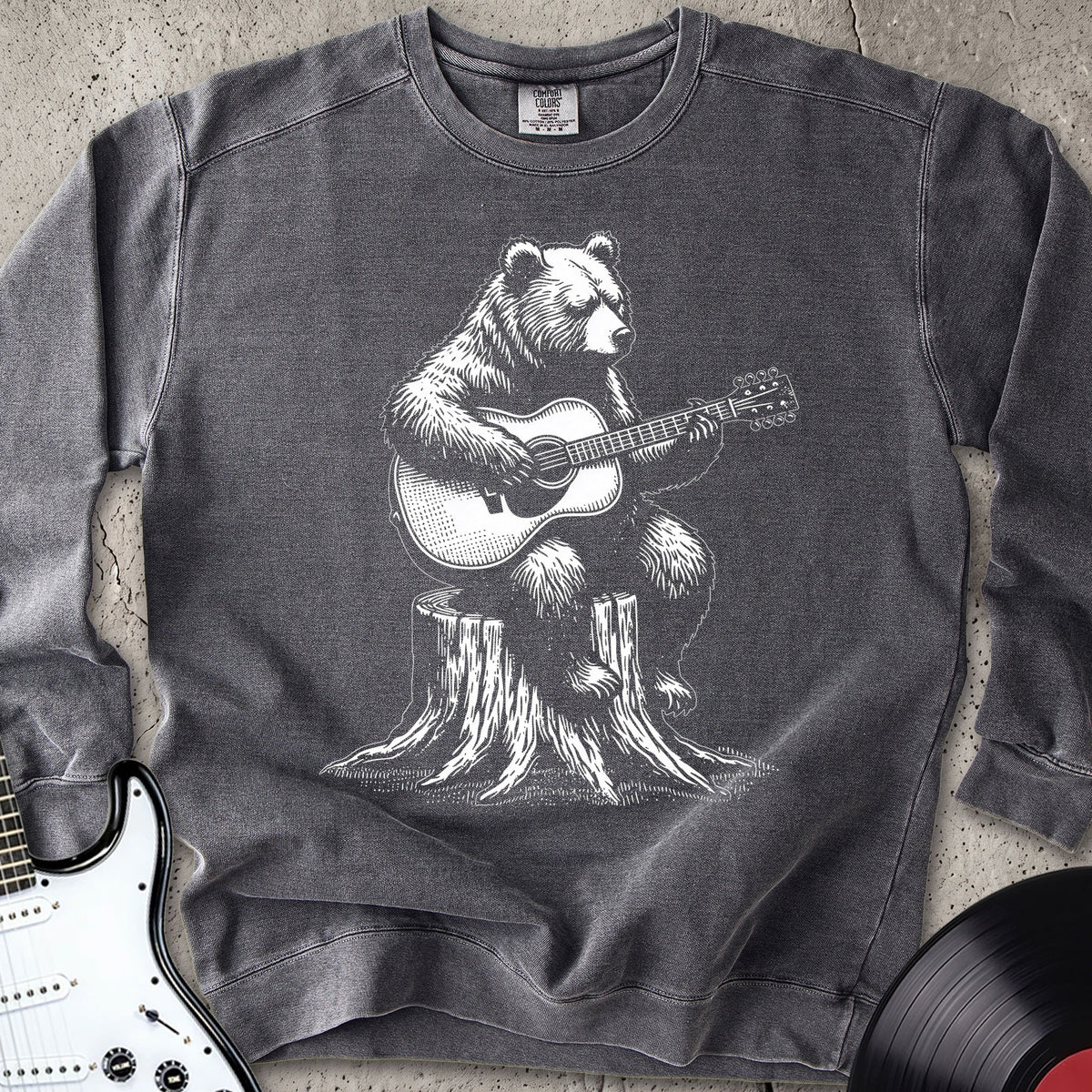 Bear Guitarist Sweatshirt