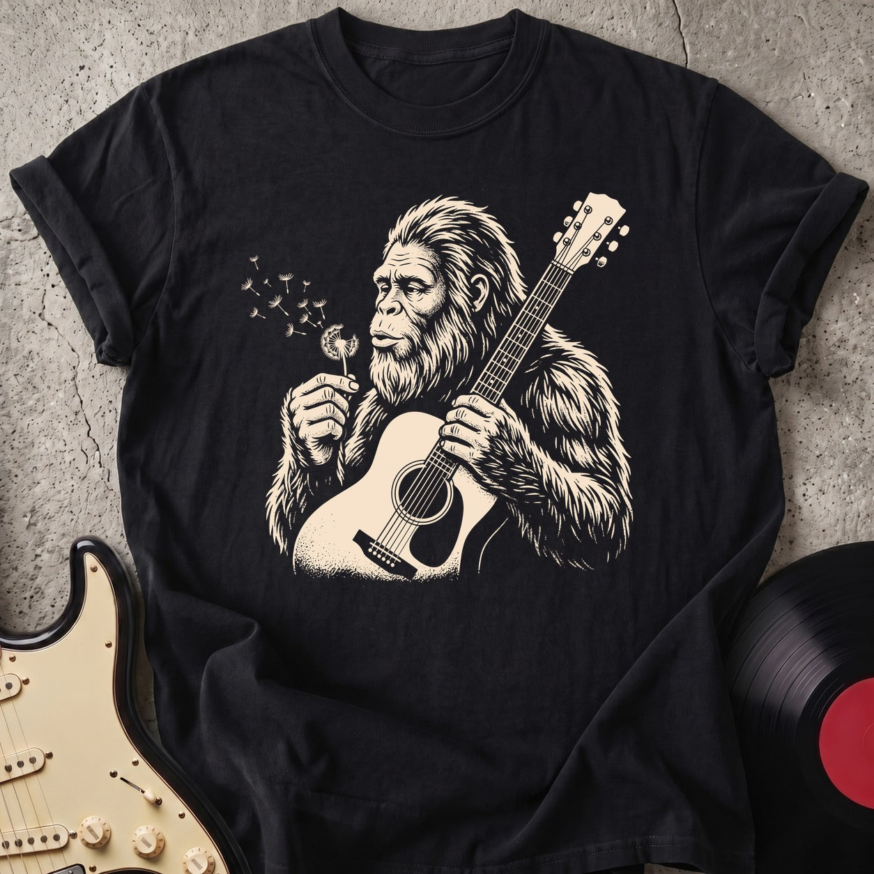 Bigfoot Blowing Wish T-shirt