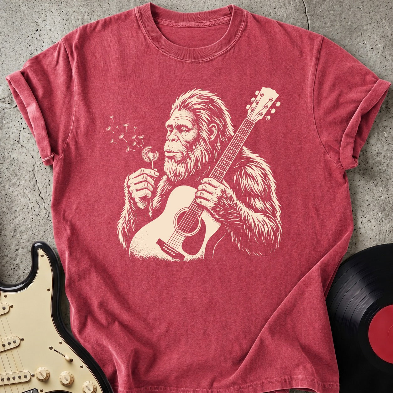Bigfoot Blowing Wish T-shirt
