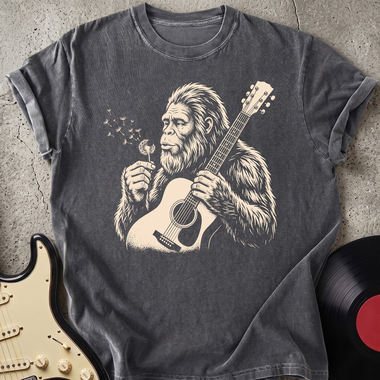 Bigfoot Blowing Wish T-shirt