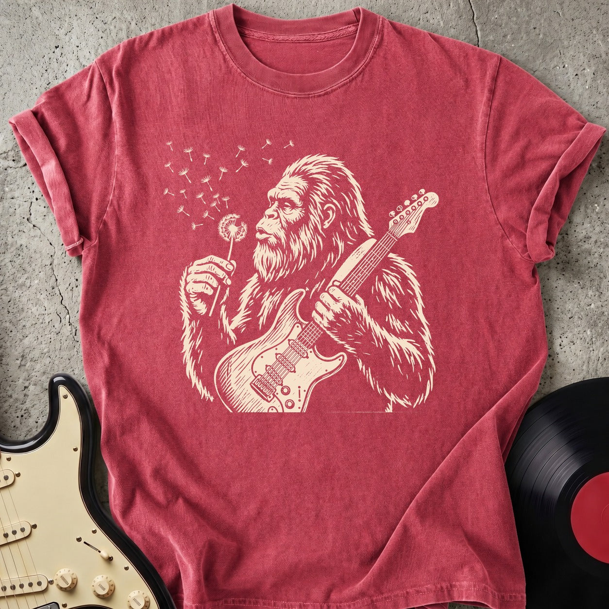 Bigfoot Blowing Wishes T-shirt
