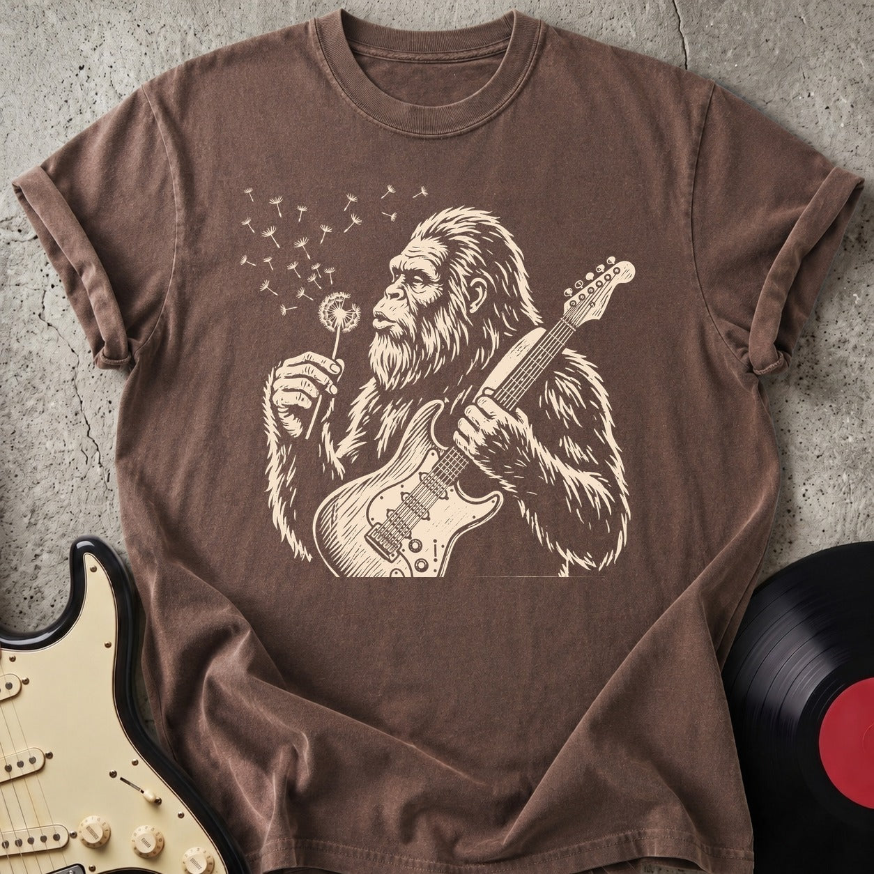 Bigfoot Blowing Wishes T-shirt