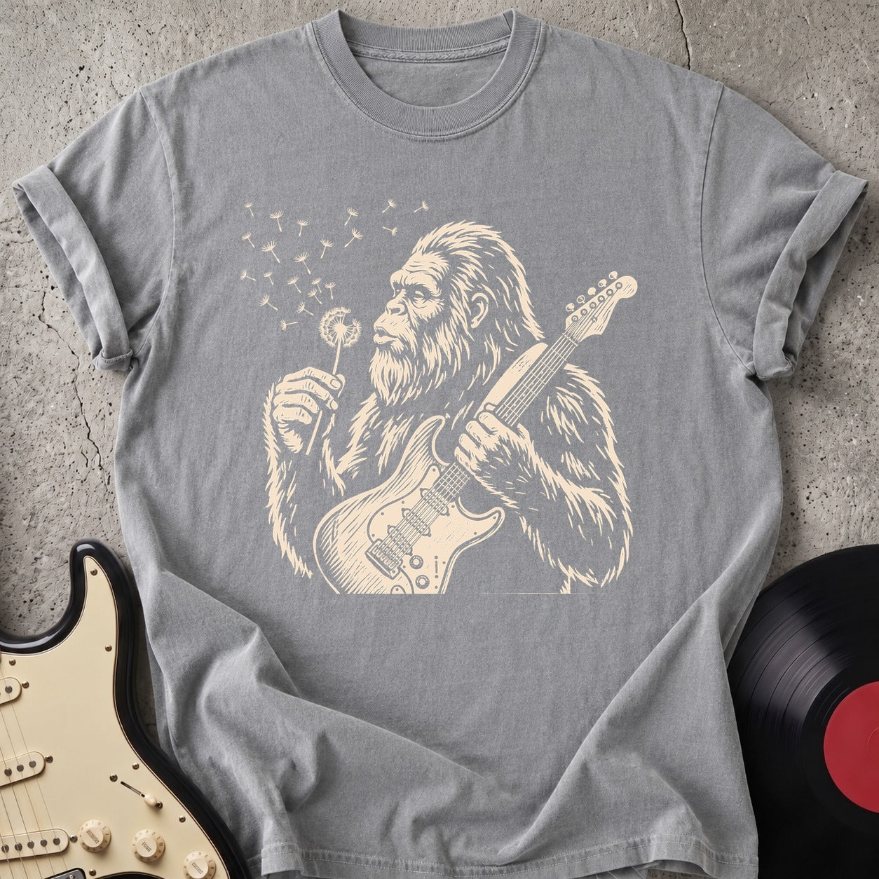 Bigfoot Blowing Wishes T-shirt