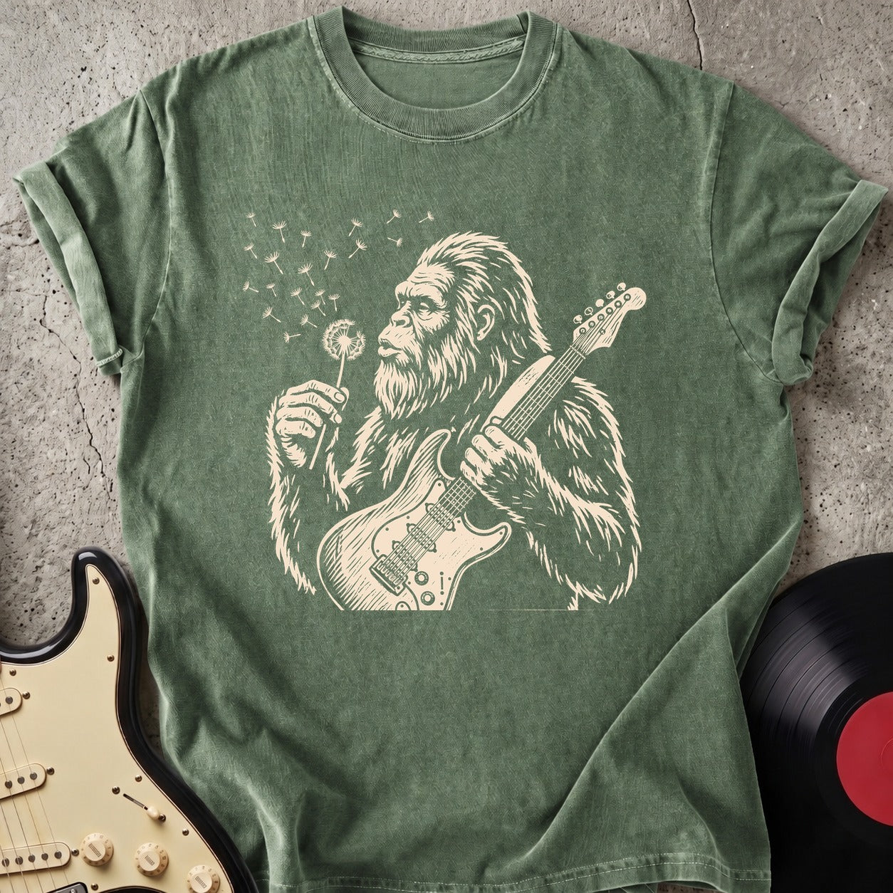 Bigfoot Blowing Wishes T-shirt
