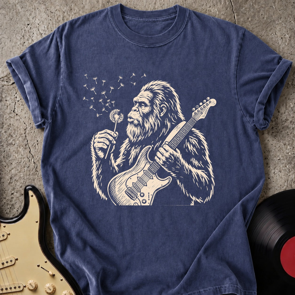 Bigfoot Blowing Wishes T-shirt