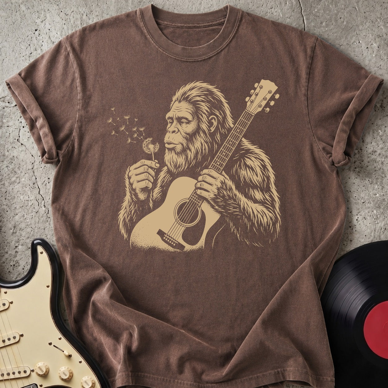 Bigfoot Blowing Wishes T-shirt Sale