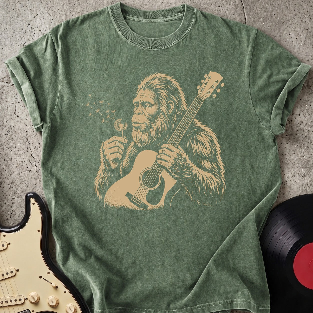 Bigfoot Blowing Wishes T-shirt Sale