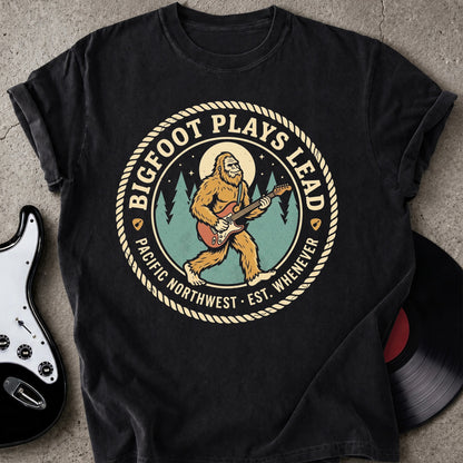 Bigfoot Plays Lead T-shirt