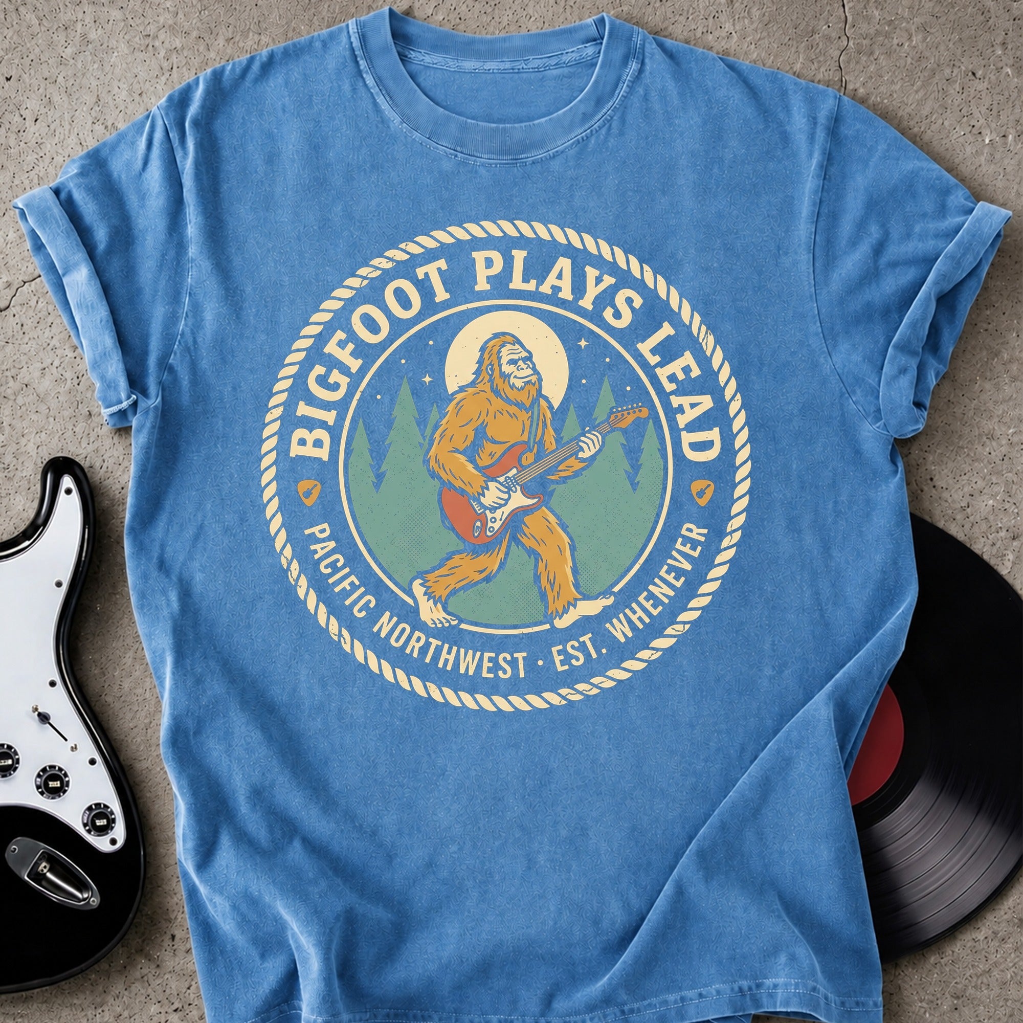 Bigfoot Plays Lead T-shirt