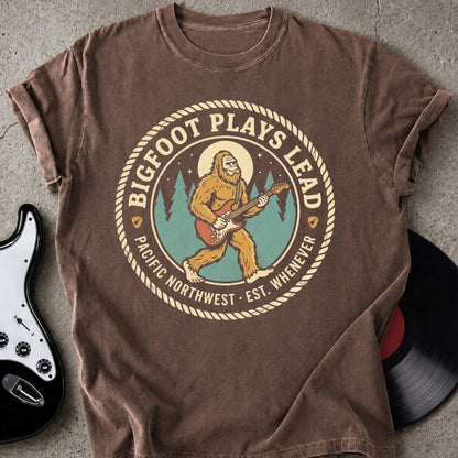 Bigfoot Plays Lead T-shirt
