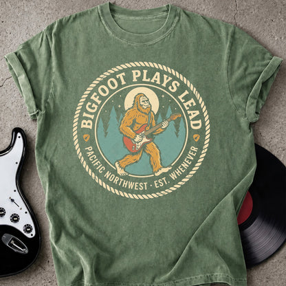 Bigfoot Plays Lead T-shirt