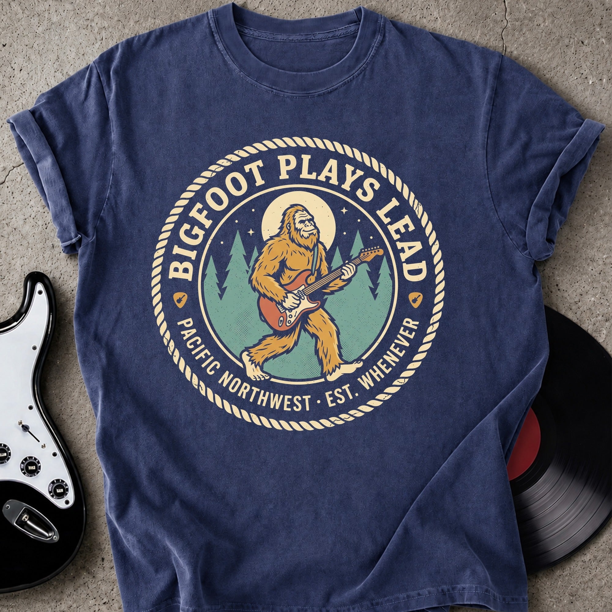 Bigfoot Plays Lead T-shirt