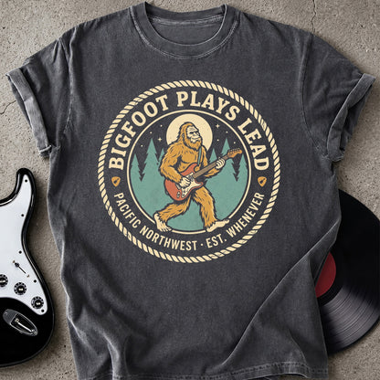 Bigfoot Plays Lead T-shirt
