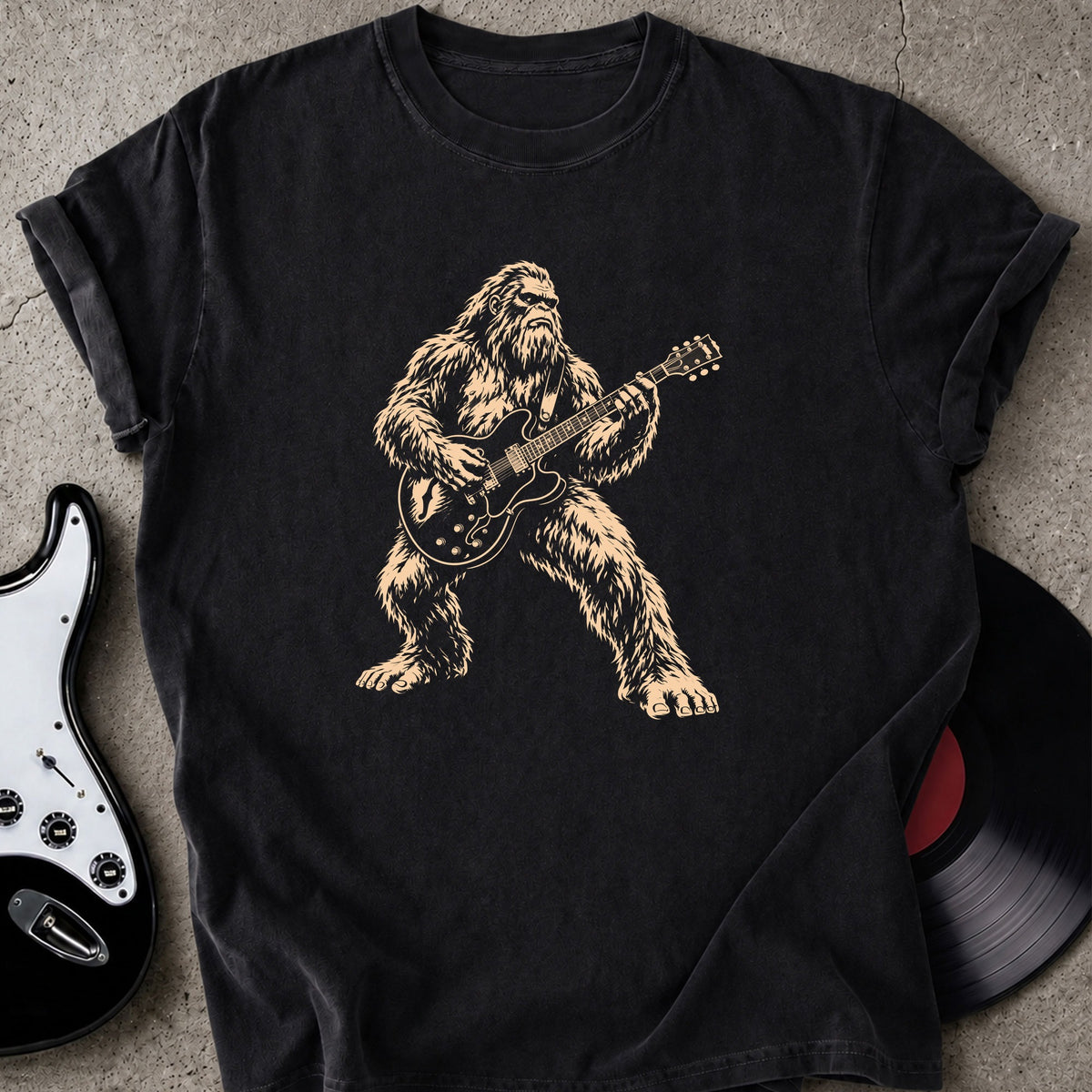 Bigfoot Guitarist T-shirt