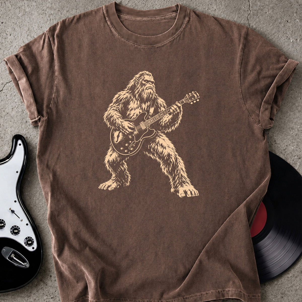 Bigfoot Guitarist T-shirt