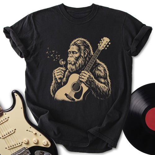 Bigfoot Blowing Wishes T-Shirt