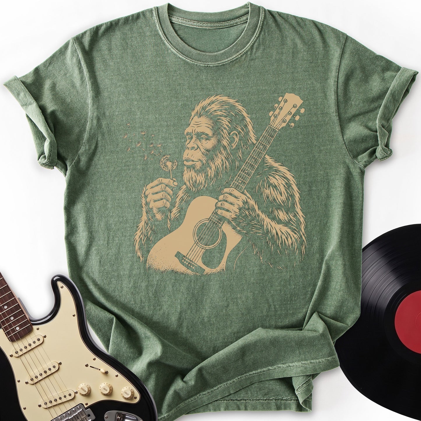 Bigfoot Blowing Wishes T-Shirt
