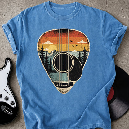 Sunset Guitar Pick T-shirt