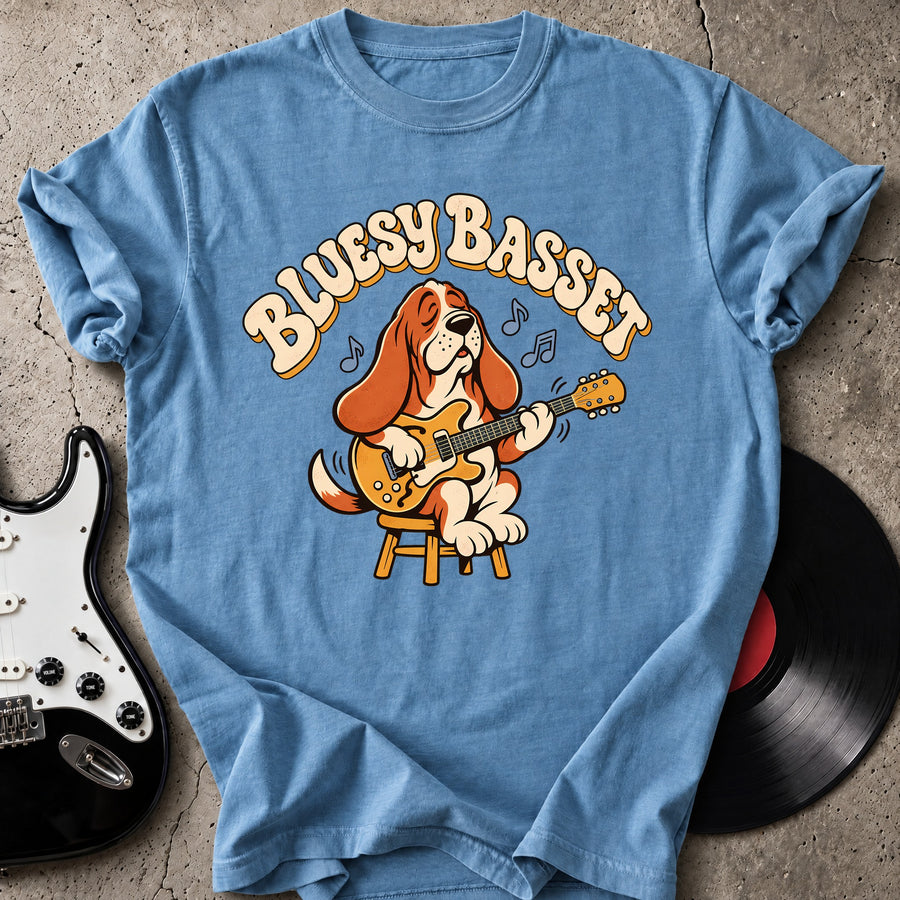Bluesy Basset T-Shirt