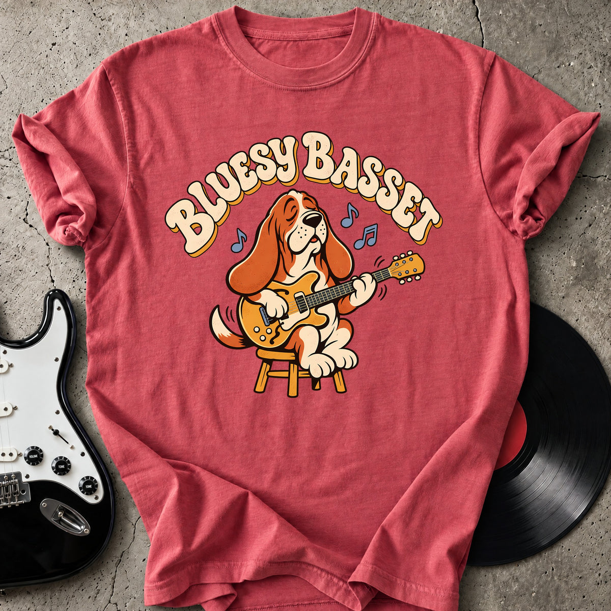 Bluesy Basset T-Shirt